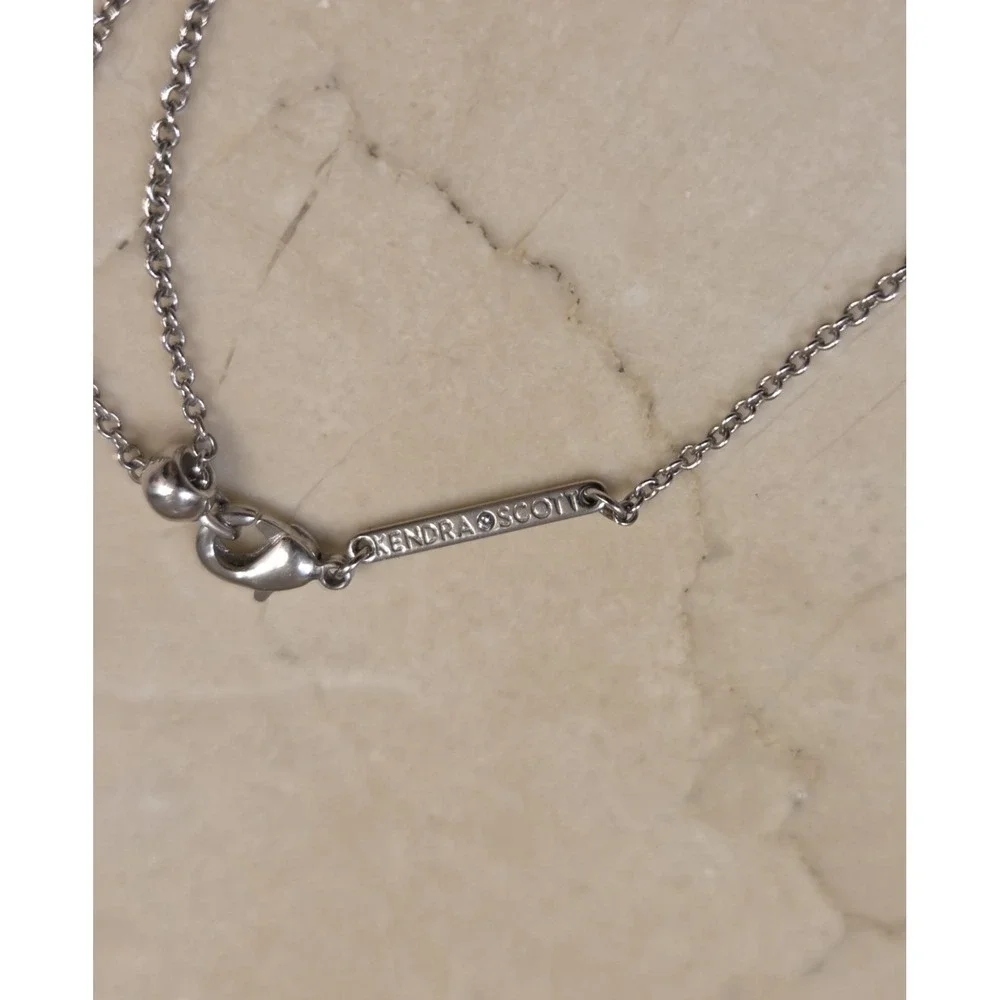 Kendra ScottElisa Statement Short‎ Iridescent Pendant Necklace Adjustable